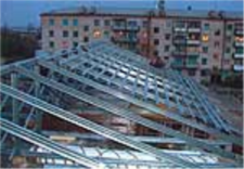 Скатные крыши из металлоконструкций