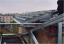 Скатные крыши из металлоконструкций